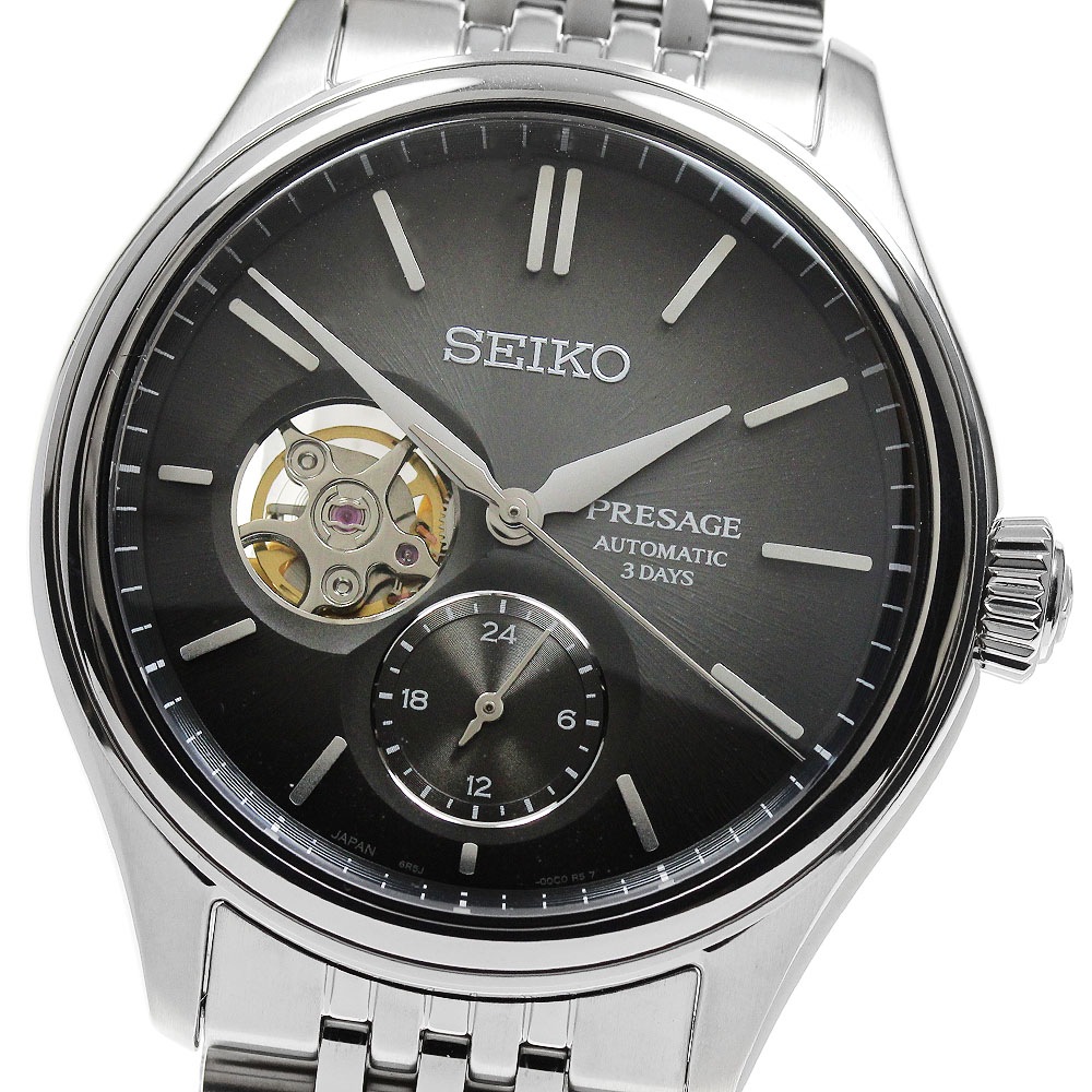 セイコー SEIKO SARJ009/6R5J00C0 プレサージュ クラシックシリーズ 自動巻き メンズ 極美品 箱・保証書付き_833462【中古】