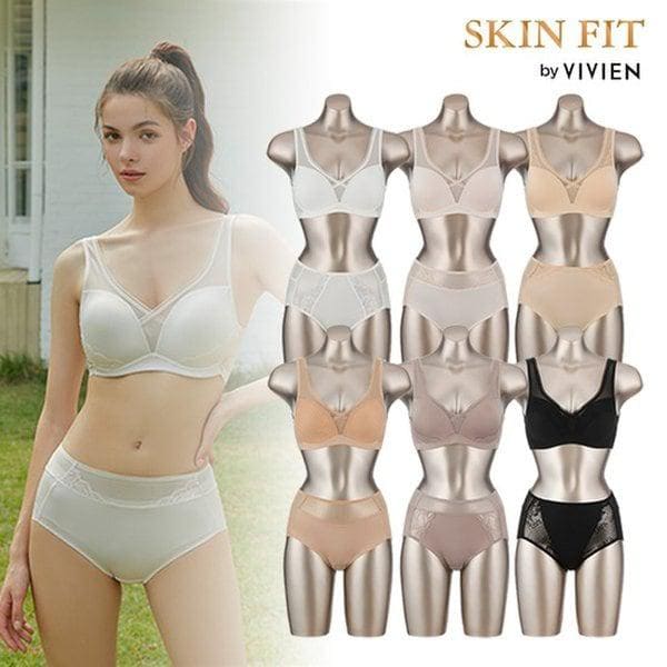 ライクラヒドゥンピット補正ラインノーワイヤーブラパンティー12種