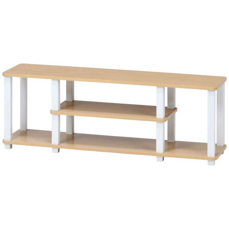 不二貿易　フィット TVラック W110 NA×WH　99914