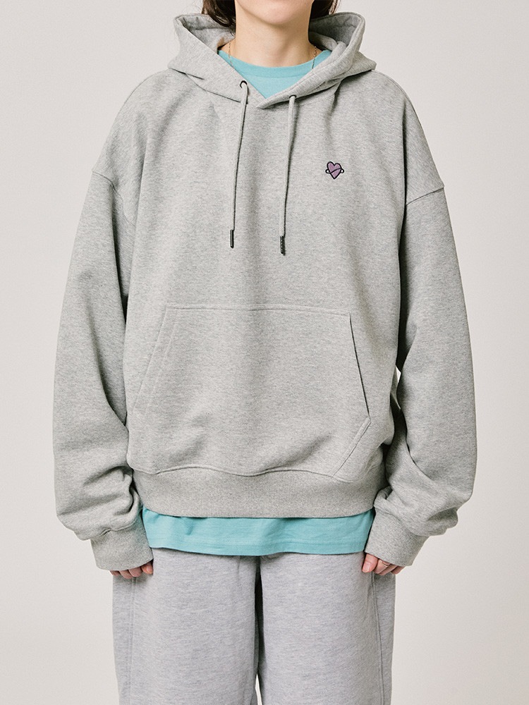 韓国 防弾少年団 BTS BASIC TOGETHER フーディ メランジグレー (M-L)