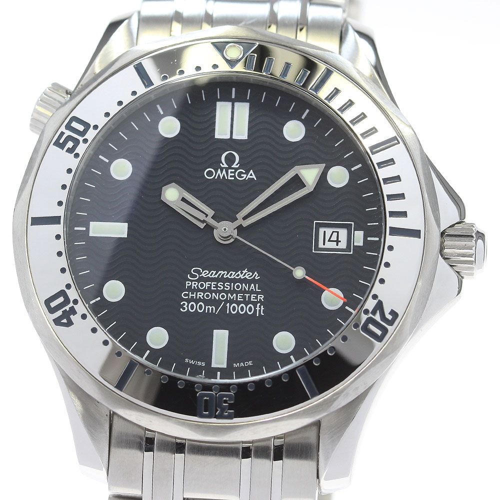 オメガ OMEGA 2532.80 シーマスター300 デイト 自動巻き メンズ 良品 _847230【中古】