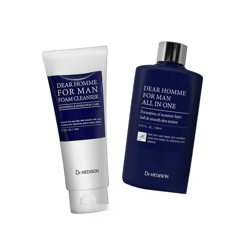 [ドクターヘディソン]ディアオムフォーマンオールインワン200ml +フォームクレンザー140ml（男性オールインワン化粧品）洗顔フォーム