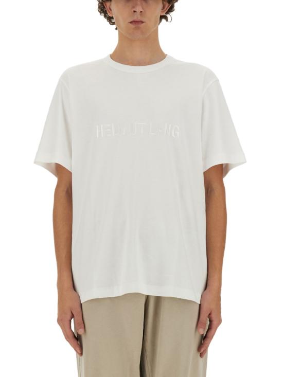 HELMUT LANG Men T-Shirts O04HM599 100 WHITE