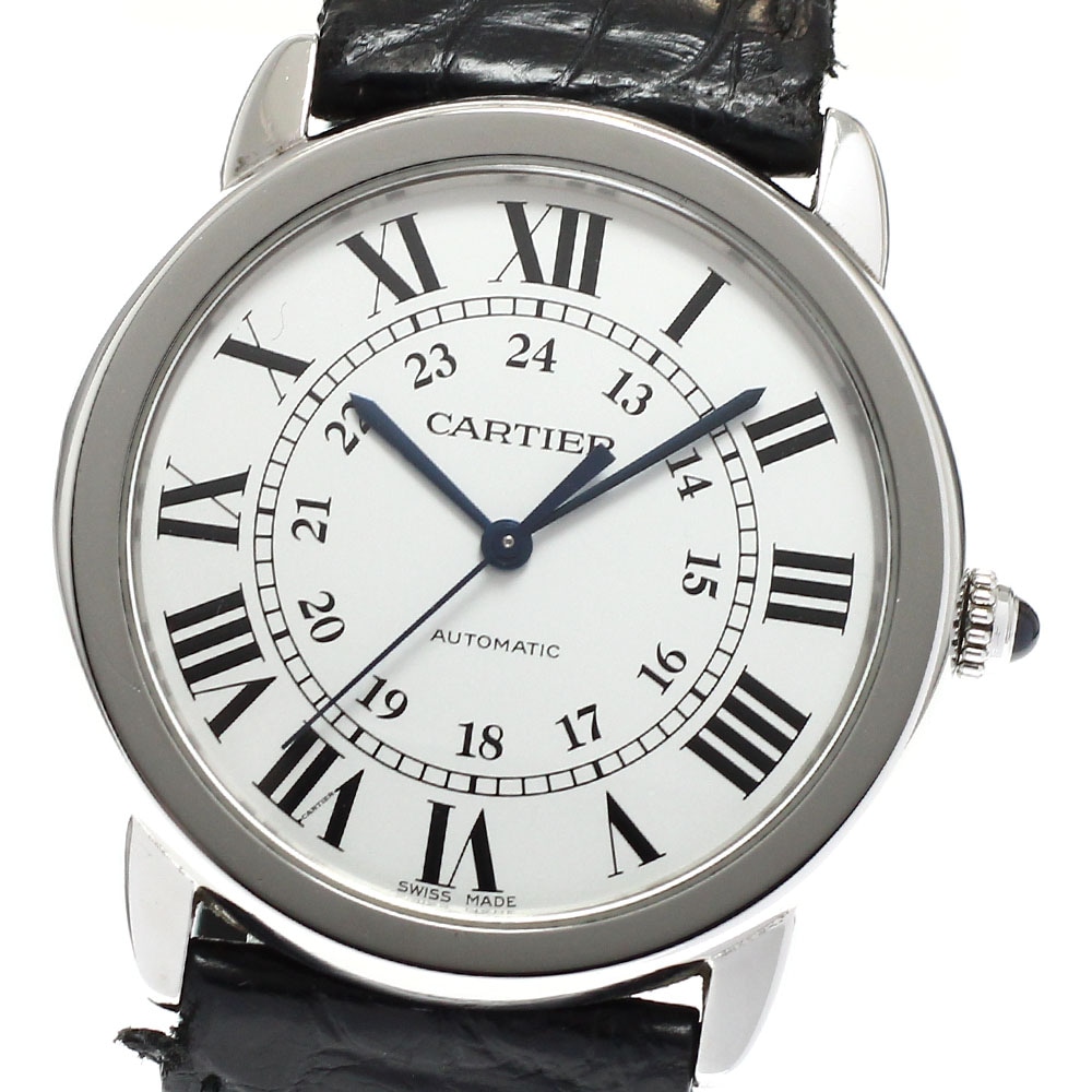 カルティエ CARTIER WSRN0013 ロンドソロ MM 自動巻き ボーイズ _960393【中古】