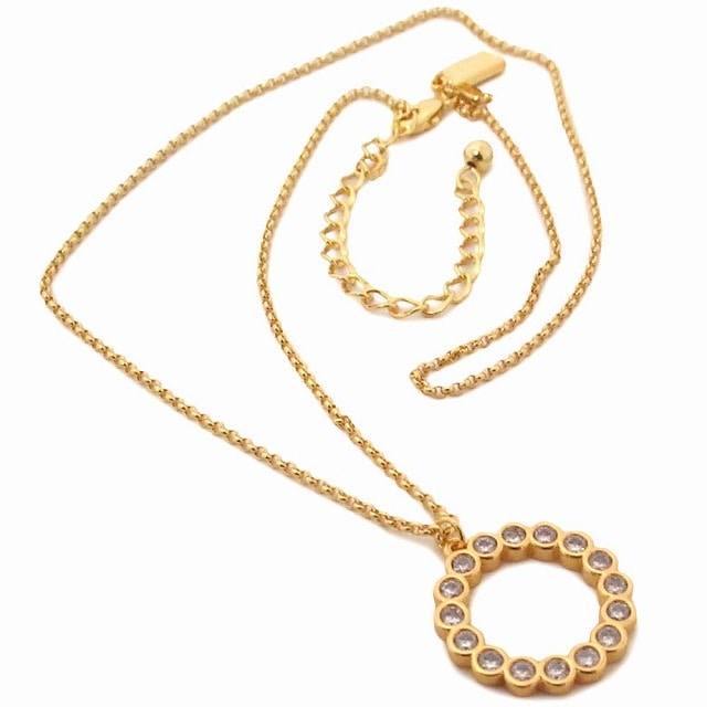 Kate spade ケイトスペード アウトレット アクセサリー フル サークル ミニペンダント ネックレス O0RU2384 921 6,630円