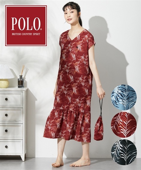 パジャマ ＰＯＬＯ ＢＣＳ　軽量コンパクトルームワンピース　収納袋付き