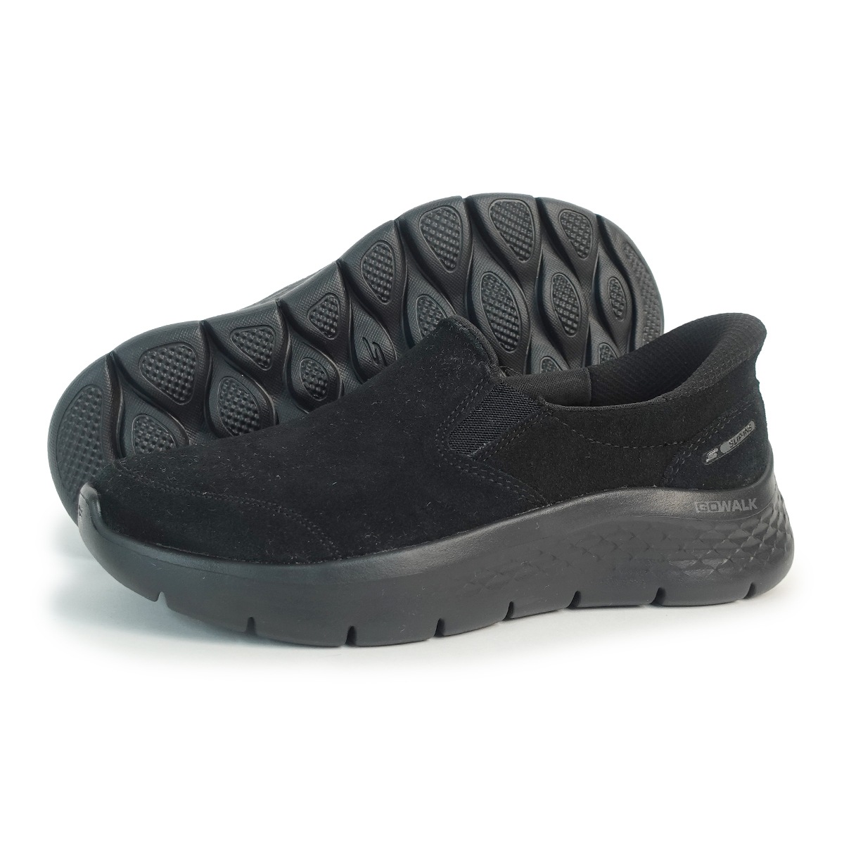 スニーカー レディース スリップインズ スリッポン ゴーウォーク フレックス 125508 BBK ブラック スエード