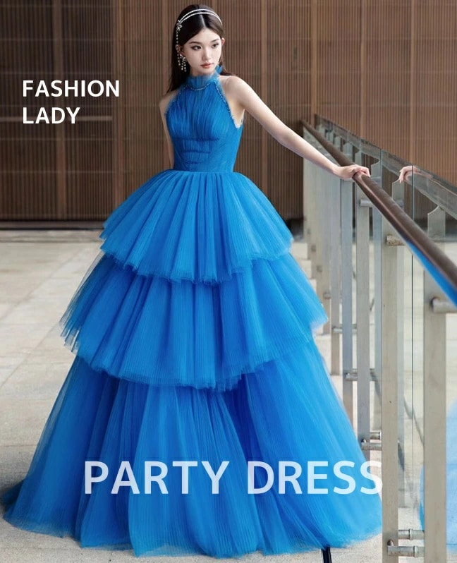 爆裂超特価 高級感 レディースドレス 結婚式 撮影 花嫁ドレス ホルターネック ロングドレス 無地 スウィート プリンセス風 姫系 着痩せ イブニングドレス 披露宴 パーティードレス 宴会 成人式 礼