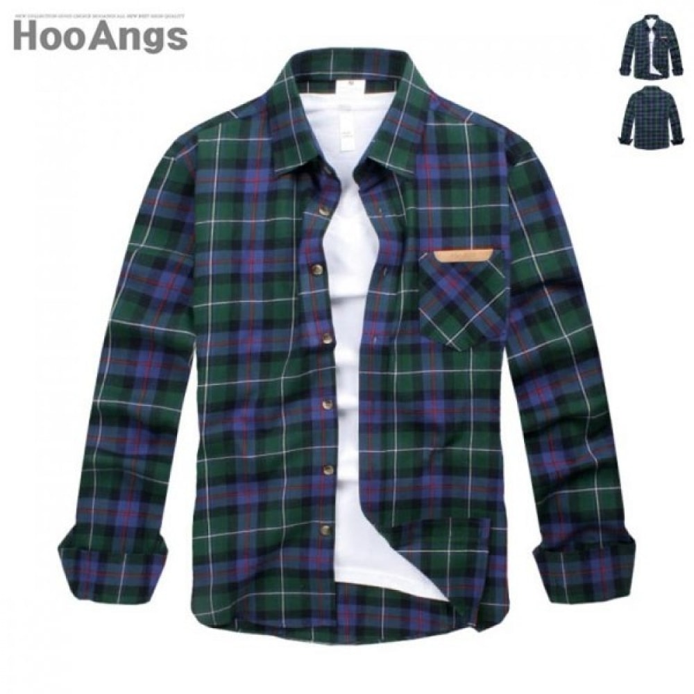 (ジュアンズ) チェック A37 スリムシャツ SMST73A0