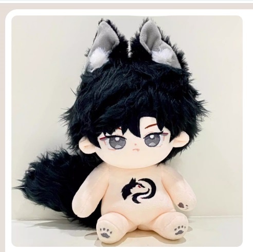 20cm 無属性ぬいぐるみ　コットン ドール　棉花娃娃 本体　人形　スケルトン有　無