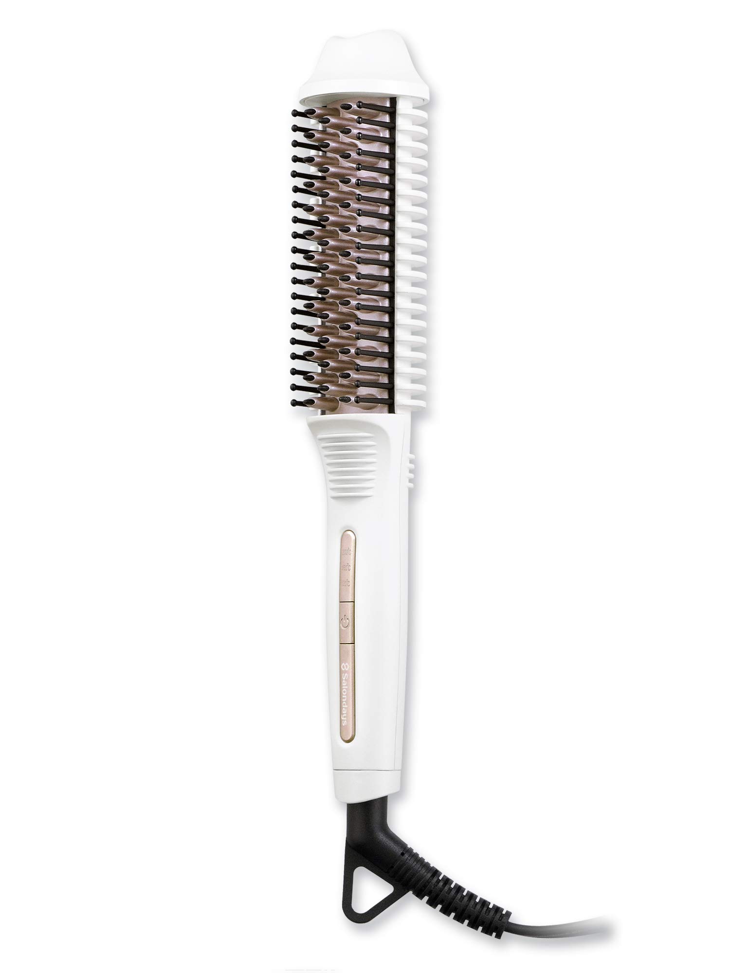 Onedam ワンダム ヘアブラシアイロン ヒートブラシ ミニ ストレート カール 2WAY 32mm相当 持ち運び くるくる 簡単 時短 やけど防止 200℃ CBI-101