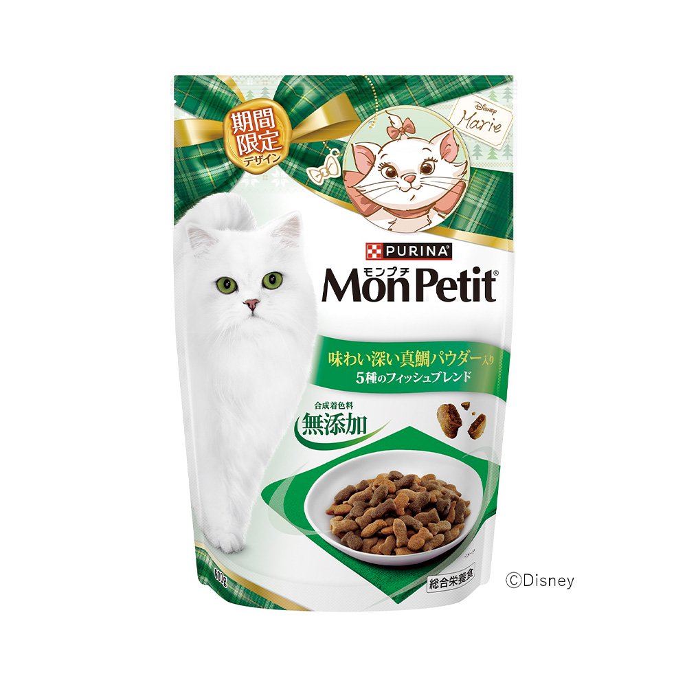 キャットフード　バッグ　期間限定デザイン　味わい深い真鯛パウダー入り　５種のフィッシュブレンド　６００ｇX１２　ＣＲＣ35―15―68―40―00