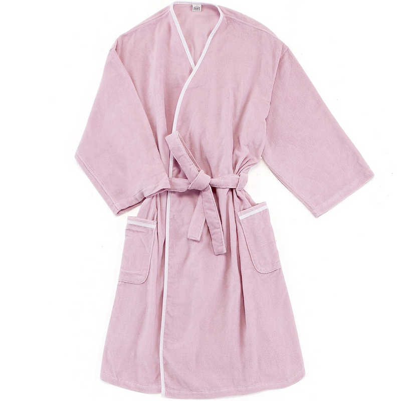 タオル美術館　ジュリア パイルバスローブ ピンク cococi beauty