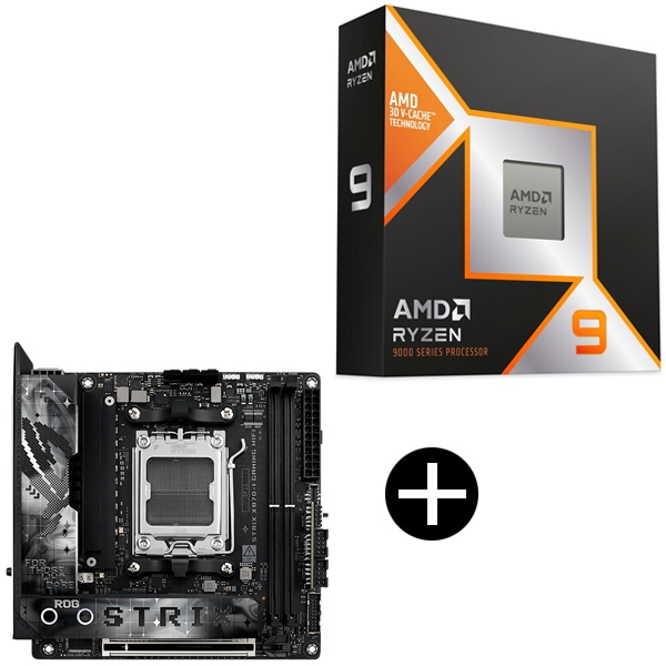 Ryzen 9 9900X3D CPU + ASUS ROG-STRIX X870-I GAMING WIFI