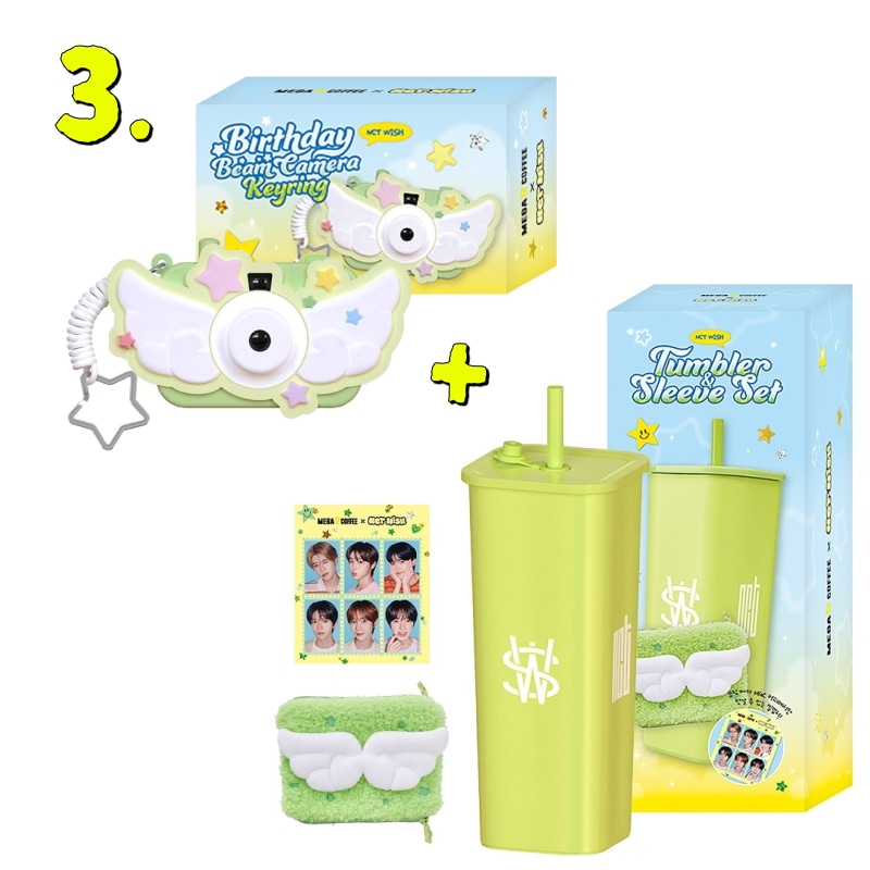 NCTWISH ウィシ メガコーヒー MEGA コラボ MD タンブラー　カメラ NCT WISH x Mega Coffee Collaboration Official MD – K-STAR