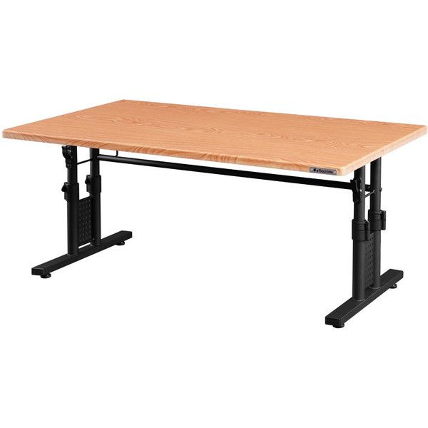 Bauhutte バウヒュッテ BHD-1000L-WD 昇降式ローデスク ワイド ウッド メーカー直送