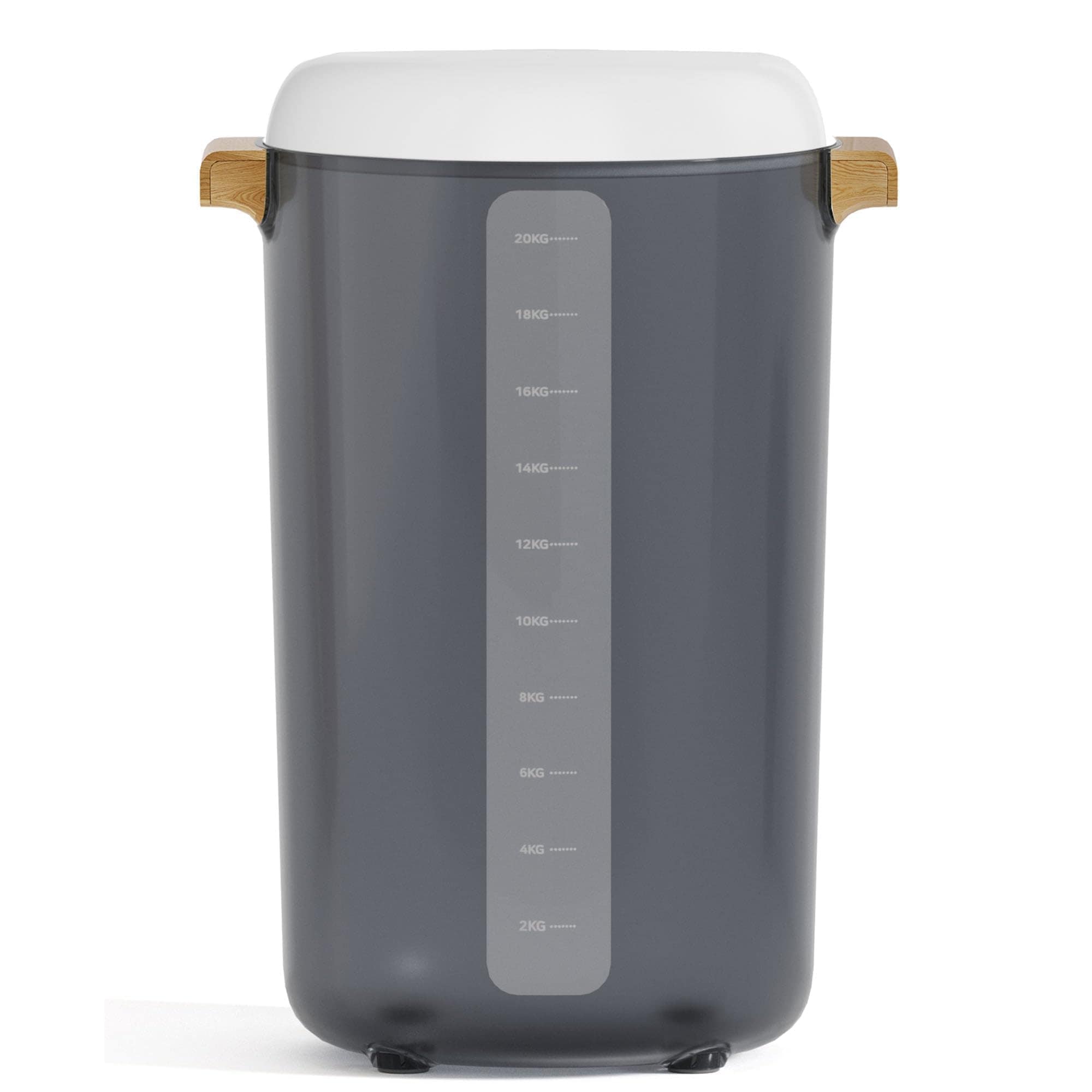 SAYOKO 真空保存容器 自動真空 保存容器 防虫/湿気防止/酸化防止 充電式 保存容器 20L 大容量 梅雨 ペットフードストッカー キャット/イヌ/ドッグ フード 真空 自動 密閉容器 猫/犬