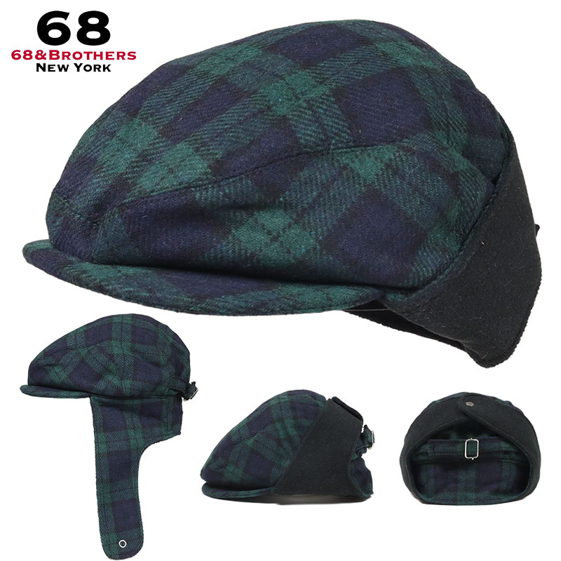 68アンドブラザーズ キャスケット ハンチング 耳当て メンズ レディース ブランド おしゃれ おすすめ 人気 68bros010 7,667円