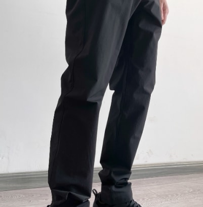 メンズ パンツ ボトムス ロングパンツ ワークパンツ スラックス ロング 丈長 スリム ストレート ファスナー ポケット ハイウエスト ボタン ストレッチ 伸縮性 シンプル カジュアル おしゃれ