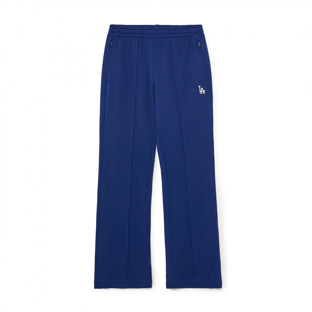 MLBレディースベーシックアスレジャーミディアムロゴフレアパンツLA（Royal Blue）