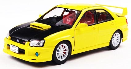 ソリド 1/18 スバル インプレッサ WRX STI ソリドワークス 2003 (イエロー)【S1812302】 ミニカー S1812302 スバル インプレッサ WRX STI ソリドワークス 2