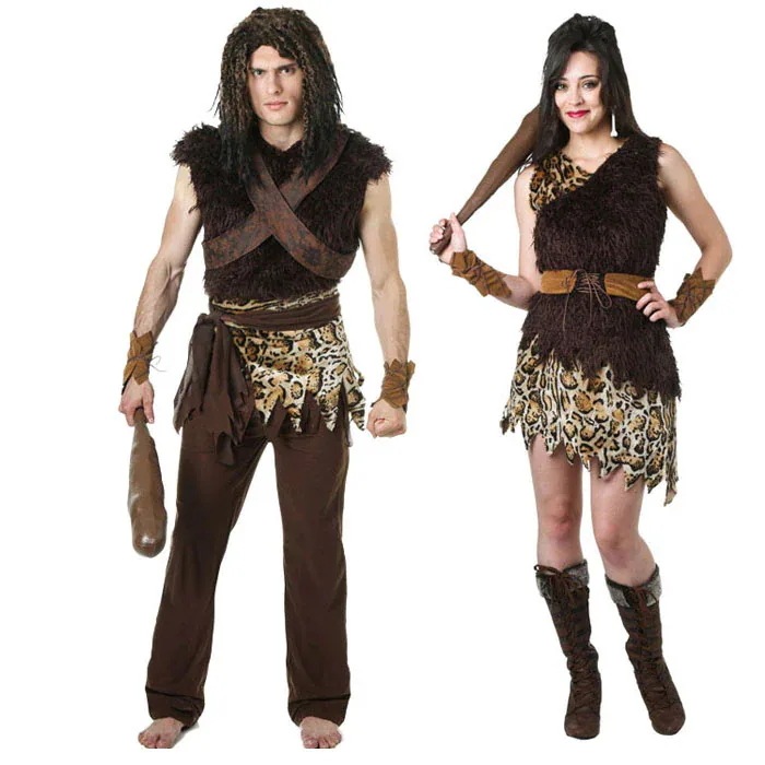 ハロウィン 衣装 大人用 山頂洞人 洞穴 野人 レディース メンズ 女性用 男性用 ハロウィン コスプレ ハロウィン コスム メンズ ハロウィーン　衣装　ハロウィン衣装 イベント パーティ 仮装