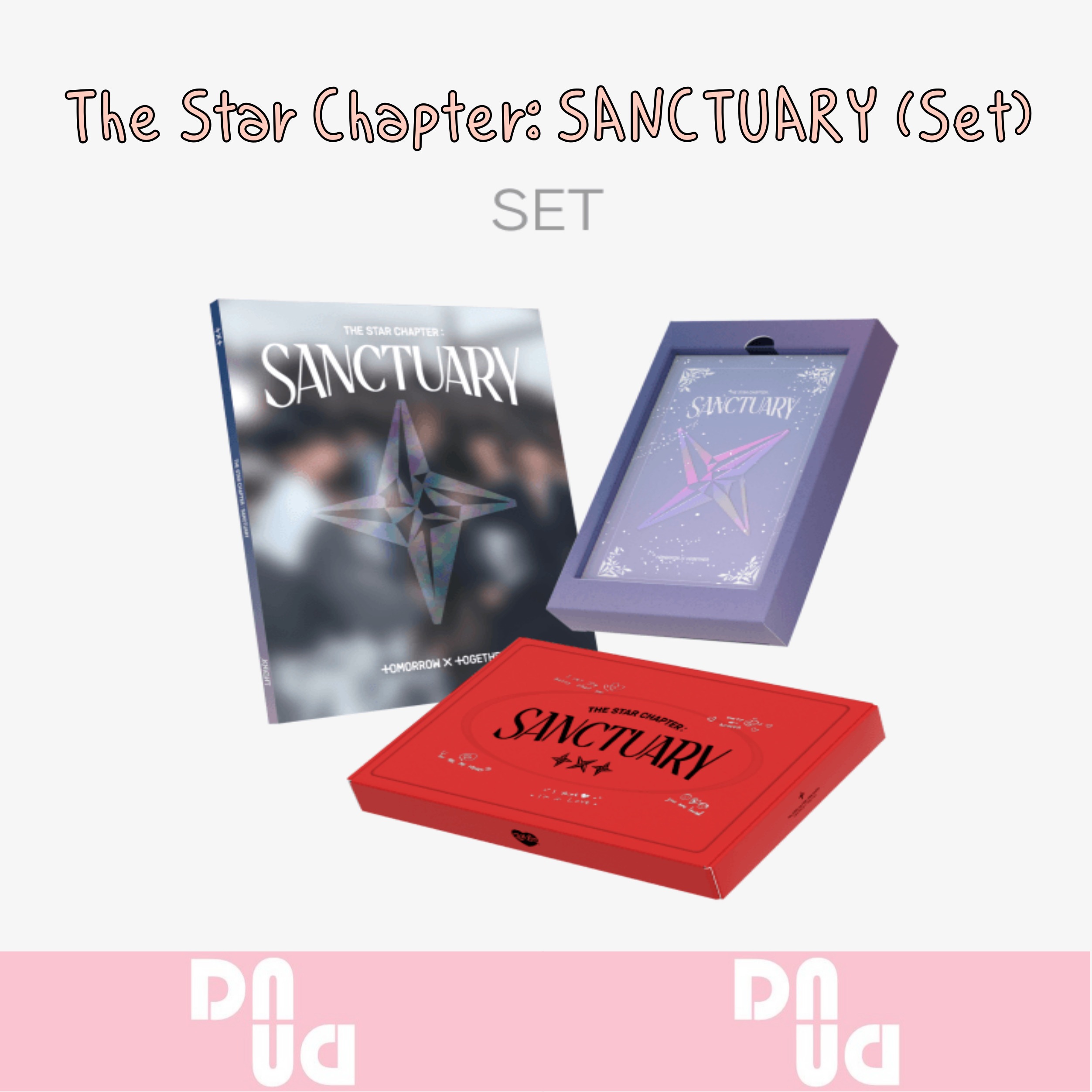 [正品] TOMORROW X TOGETHER - The Star Chapter: SANCTUARY (Set) 【限定版特典】Weverse Shop