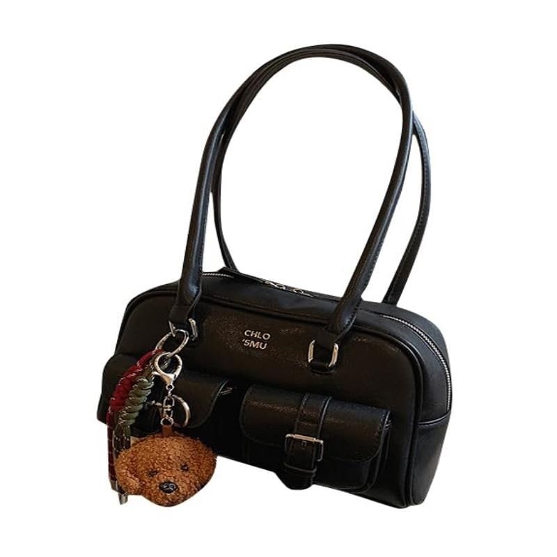 ＯＩＵＹＵＥPUレザー ショルダーバッグ 脇下バッグ 大容量 レディース ハンドバッグ 肩掛けバッグ 手提げバッグ 通勤 通学 マルチポケット ダブルポケット トートバッグ スクール用 ブランド: Ｏ