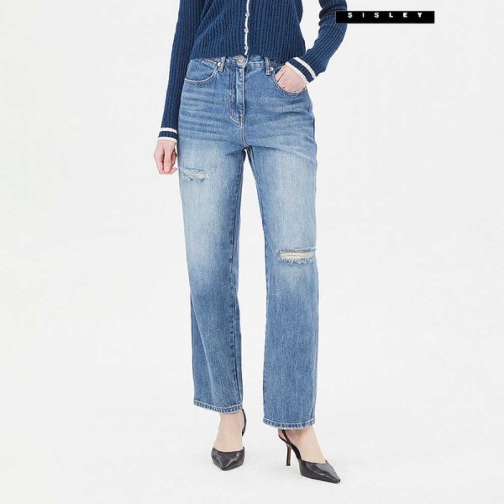 [シスレー] シスレーデストロイデニムパンツSADP09411