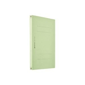 (業務用20セット) フラットファイル/紙バインダー A4/2穴 10冊入り タテ型 グリーン(緑) D017J-GR 20セット