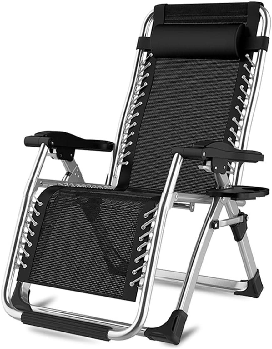 リクライニングチェア コールマン チェア インフィニティチェア ベランダ 椅子 アウトドアチェア 折りたたみ椅子 キャンプインフィニティチェア 無段階 角度調節 枕つき 耐荷重160kg 組立不要