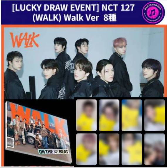 [LUCKY DRAW EVENT] NCT 127正規アルバ ム6集[WALK] (Walk Ver)8種