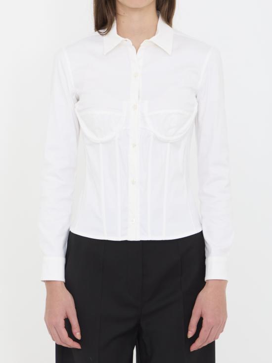 BALENCIAGA Women Shirts 850782 WHITE