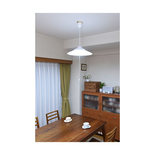 YAMAZEN LEDペンダントライト 4.5畳用 ホワイト LP-A45D（W） 1台