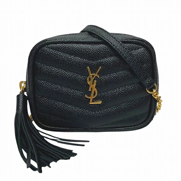 イヴ・サンローラン ベイビー ルー 635088 ブラック ポシェット ショルダーバッグ【中古】 66,880円