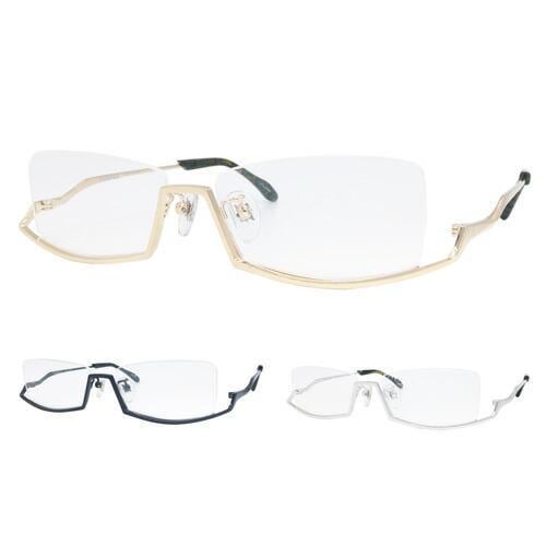 メガネ PURPLE col.072Limited/195Limited/1010Limited 54mm 日本製 アンダーリム 3color