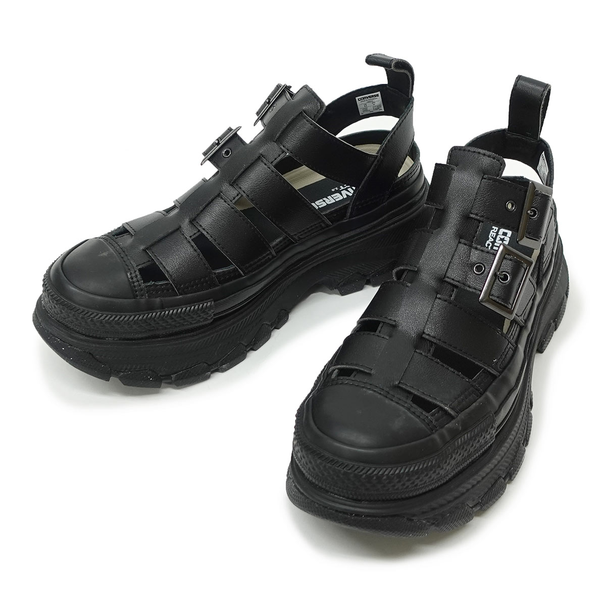 サンダル 厚底 メンズ レディース オールスター（Ｒ）トレックウエーブ グラディエーター OX ブラック ALL STAR (R) TREKWAVE GLADIATOR