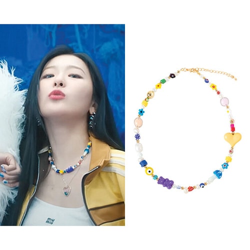[イウンセム/REDVELVET スルギ 着用]テディベアパーティーネックレス/韓国ジュエリー 韓国ファッション 韓国人気ブランド 韓国人気ファッション