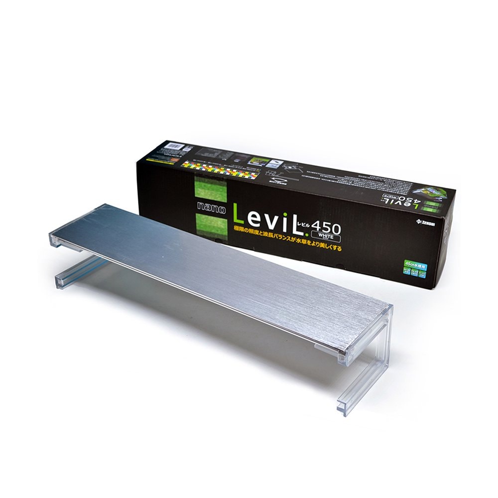 ゼンスイ　ＬＥＤ　Ｎａｎｏ　Ｌｅｖｉｌ　４５０　Ｗ　水草育成特化型　３０．４Ｗ　３３３０ｌｍ　水槽ライト　アクアリウム　照明　ＣＲＣ10―15―10―30―10
