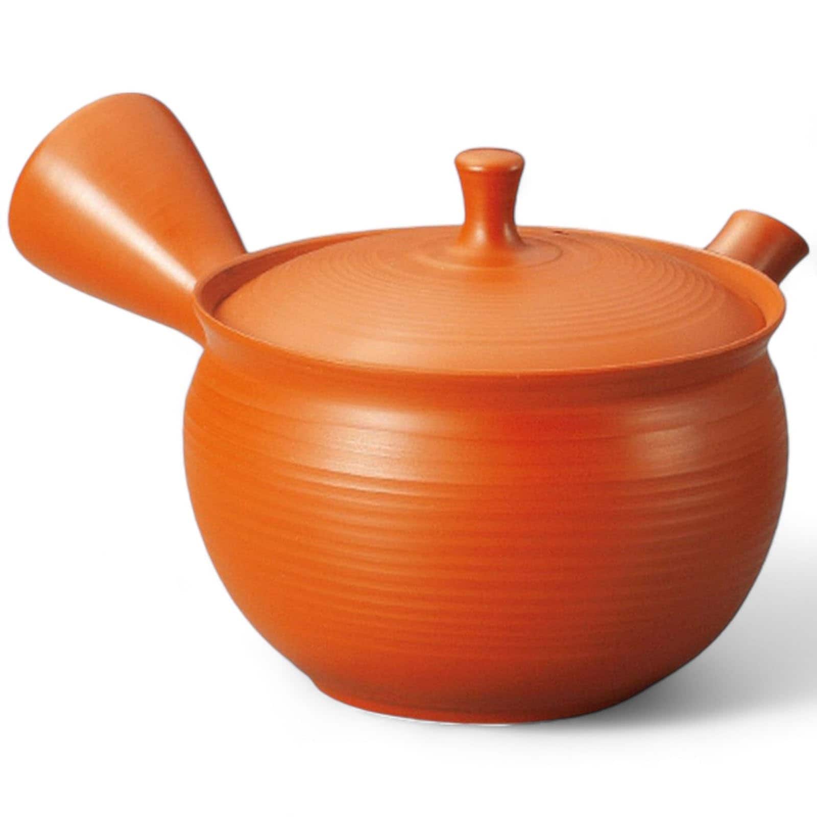 J-kitchens 緑茶 ポット 常滑焼 かご網 急須 茶こし 付 ・セラメッシュ網 急須 茶こし 付 290cc 日本製