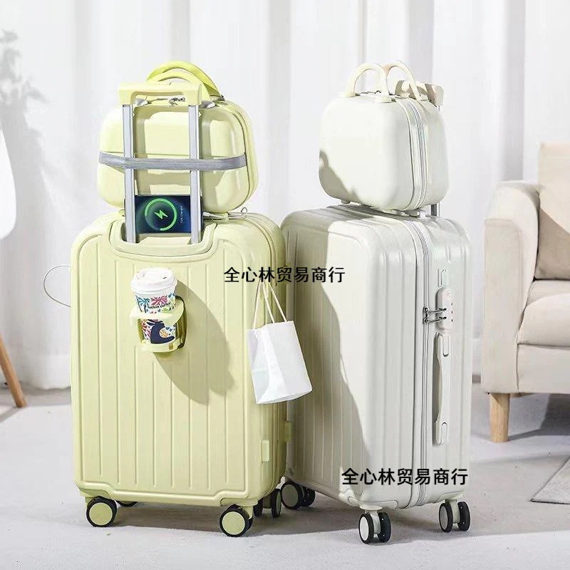 【急速出荷!】女性用スーツケース 小型 20 インチ トロリーケース 24 インチ 母子用ボックス 男子学生用 丈夫で耐久性のあるパスワード旅行用スーツケース 7,986円