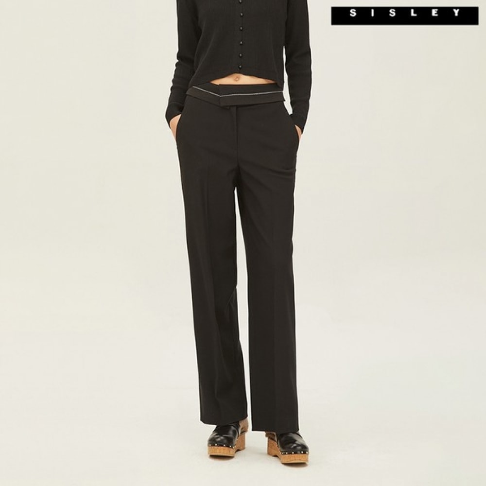 (シスレー) シスレーレオオビエンブロイダリーパンツ SAPT33261_BK