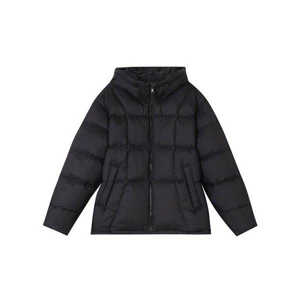 [] 男性) ナイロン四角キルティングフードダウンジャンパー (B244DW430P) (P003717430)