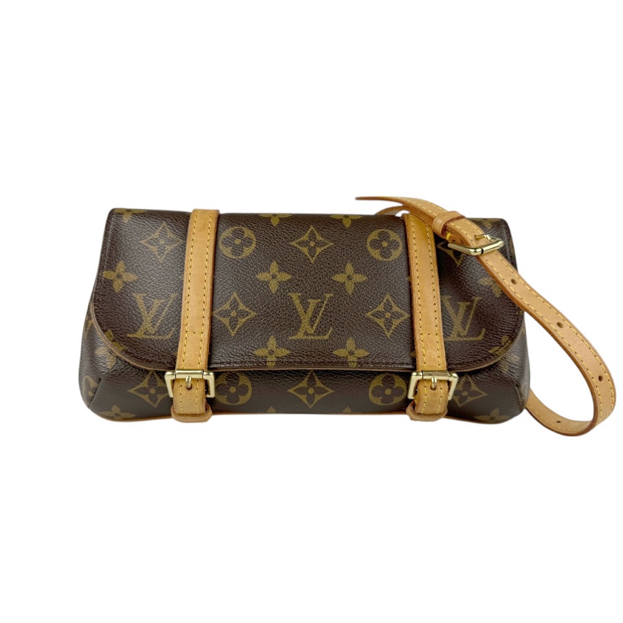 ルイ ヴィトン LOUIS VUITTON ウエストバッグ ベルトバッグ モノグラム ポシェット マレル モノグラムキャンバス ブラウン レディース M51159 z5257