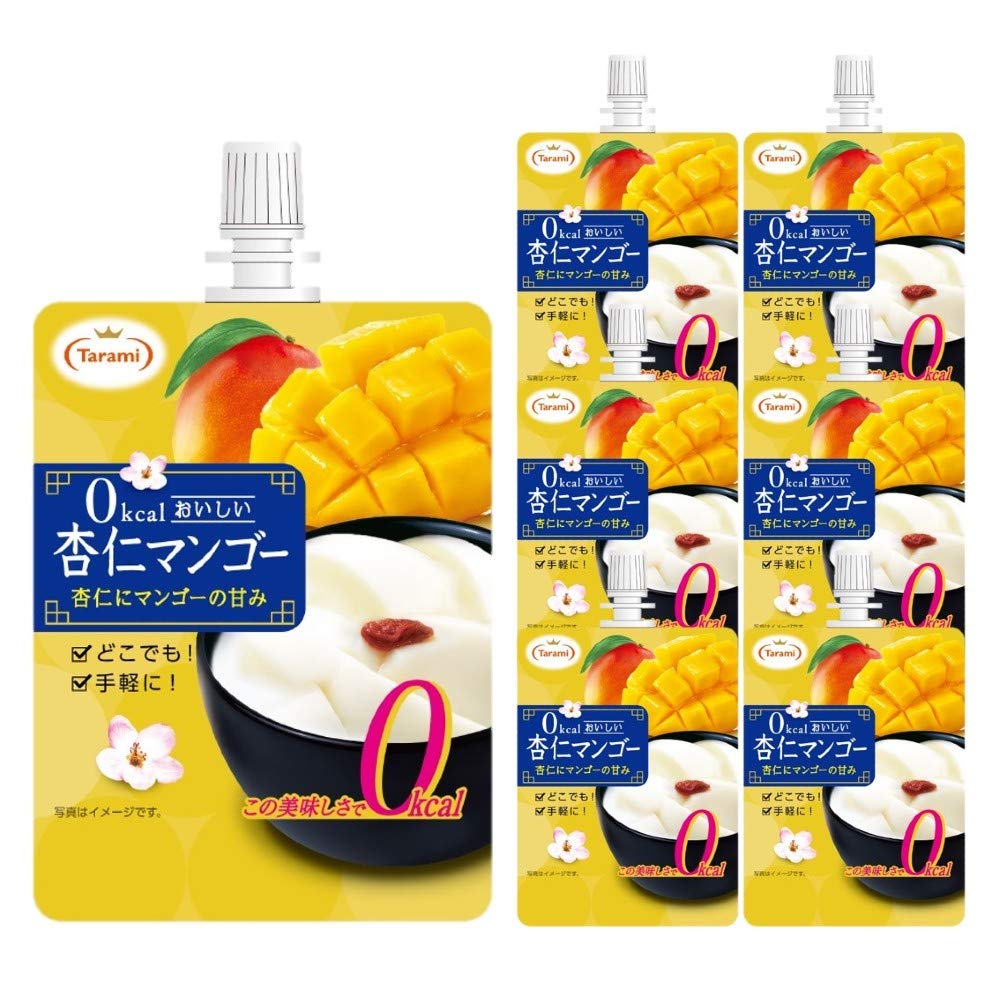 たらみ 0kcal おいしい杏仁マンゴー 150g 30個セット ゼロカロリー 飲むゼリー 通販限定