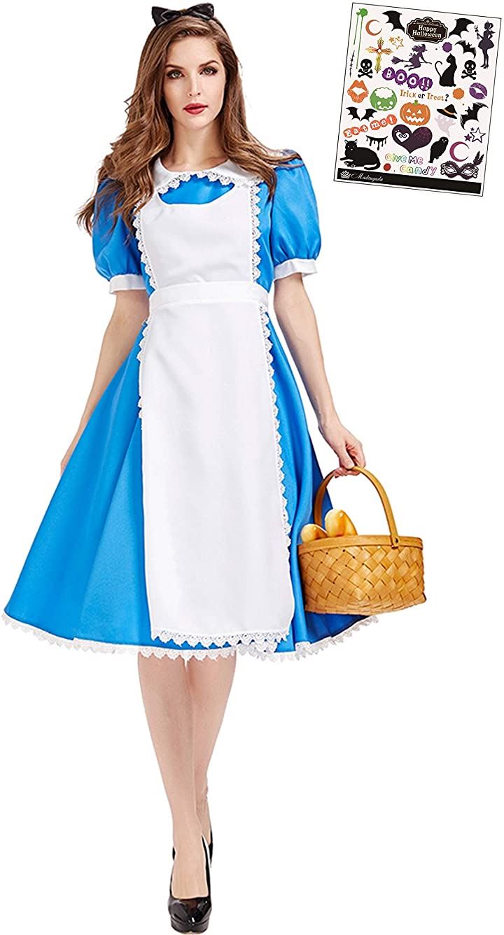 アリス コスプレ 衣装 大人 アリスコス コスチューム ハロウィン タトゥーシール付き 2点セット 5,401円