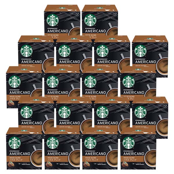 ネスカフェ ドルチェグスト 専用カプセル スターバックス ハウスブレンド 18箱【4営業日以内に出荷】ネスレ ネスカフェ コーヒー ホットコーヒー スタバ