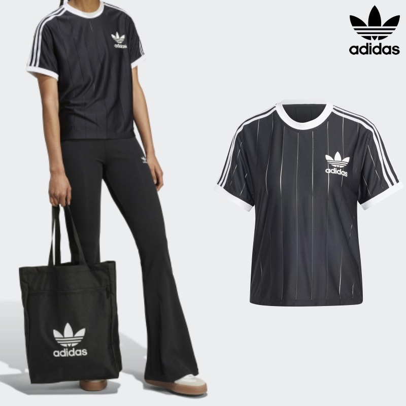 [ADIDAS] アディダス レディース 半袖 Tシャツ / PNST TEE BLACK