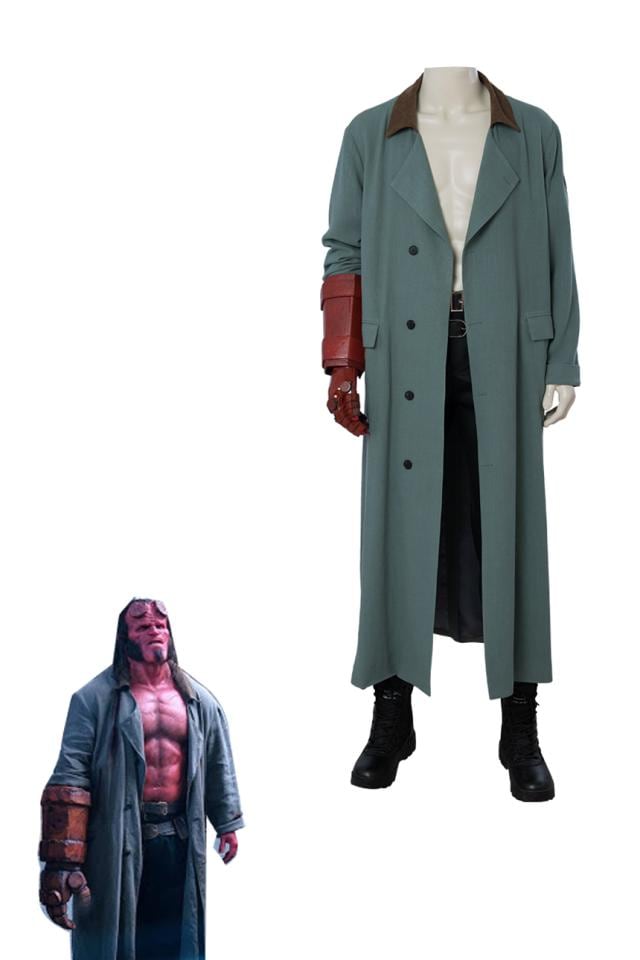 新タイプ追加 激安販売 ヘルボーイ 主人公 キャラクター仮装 コスプレ衣装 コスプレ コスチューム[M20190257]