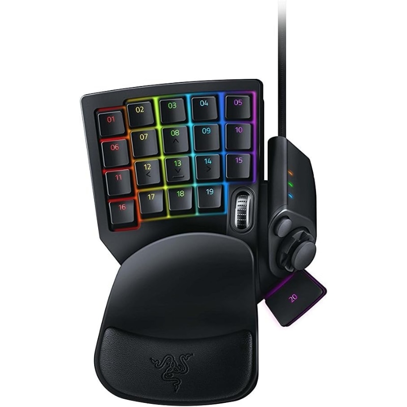 Tartarus V2 メカメンブレン 左手用キーパッド RZ07-02270100-R3M1 左手デバイス ゲーミング 32個 プログラマブルキー 全キー割り当て可能 マクロ イラスト 動画編集